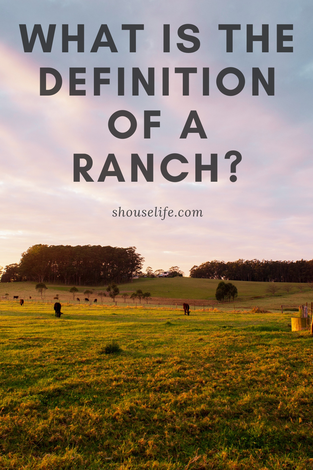 What Is The Definition Of A Ranch