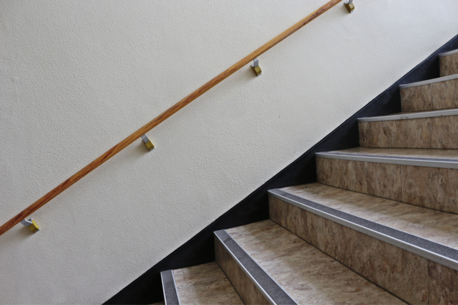handrails on all staircases